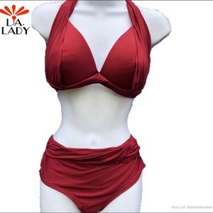 Ellen Amber bikini Burgundy Euro Size 42 = Large